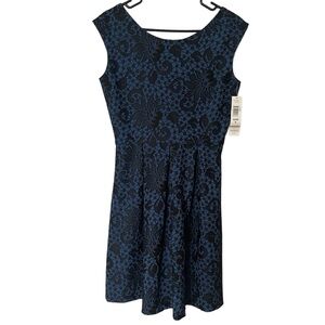 Women’s Navy Blue and Black Dress, Tiana B. Size 6 Lace detailing, event outfit